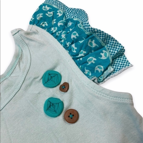 𝅺NAARTJIE Elly Enchanted Tiered‎ Ruffle Lawn Dress Capri Set Girls 9 - Picture 2 of 2